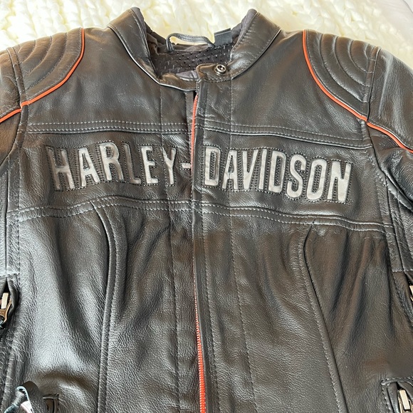 HARLEY DAVIDSON Leather Riding Jacket for Women, size Small - Picture 1 of 7